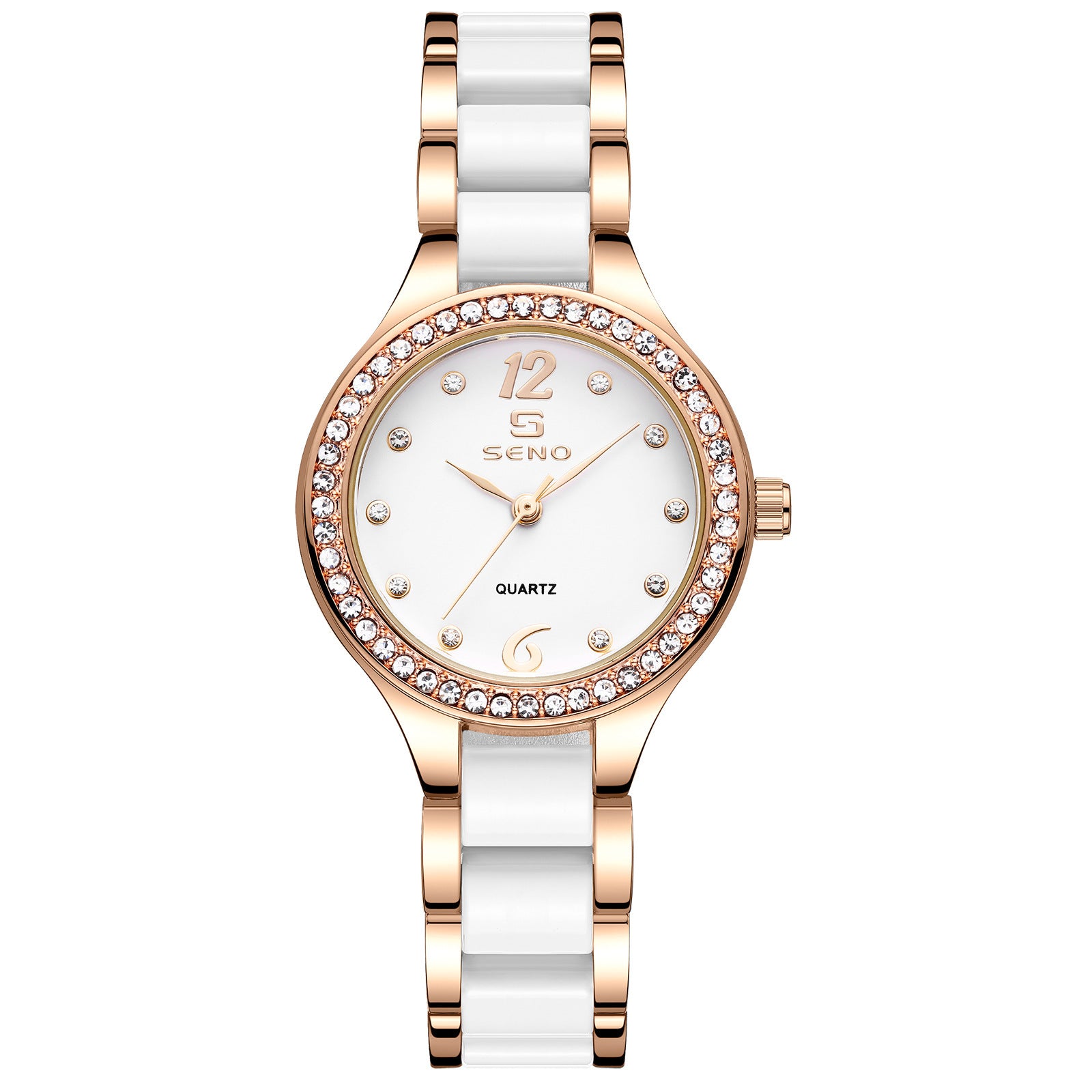 Ceramic Ladies Waterproof Bracelet Watch Limorista