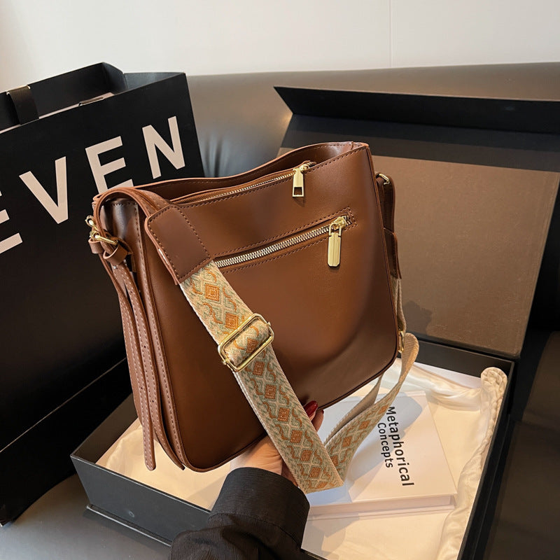 Fashion Soft Leather Bucket Bag For Women Limorista