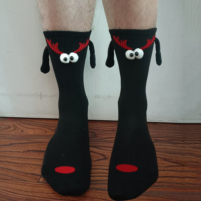 Halloween Hand Socks Couple Magnet Suction Handle Christmas Stockings Limorista