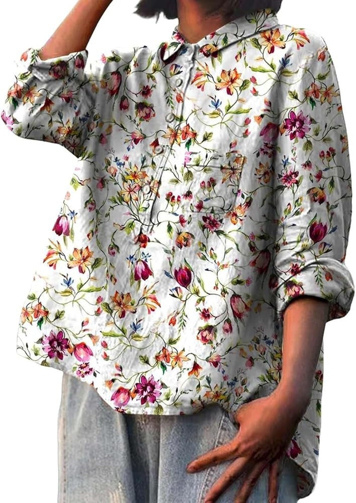 Animal Print Hawaiian Long Sleeved Shirt Limorista