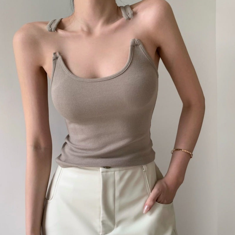 Hot Girl Style Invisible Shoulder Camisole Limorista