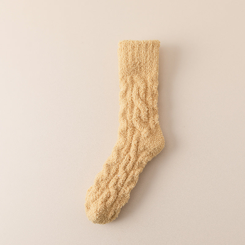 Coral Fleece Socks Women&
