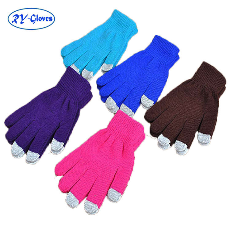 Touch screen gloves warm knit wool touch screen gloves winter touch gloves Limorista