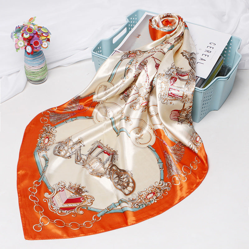 High-end Versatile Vintage Printed Scarf Women&