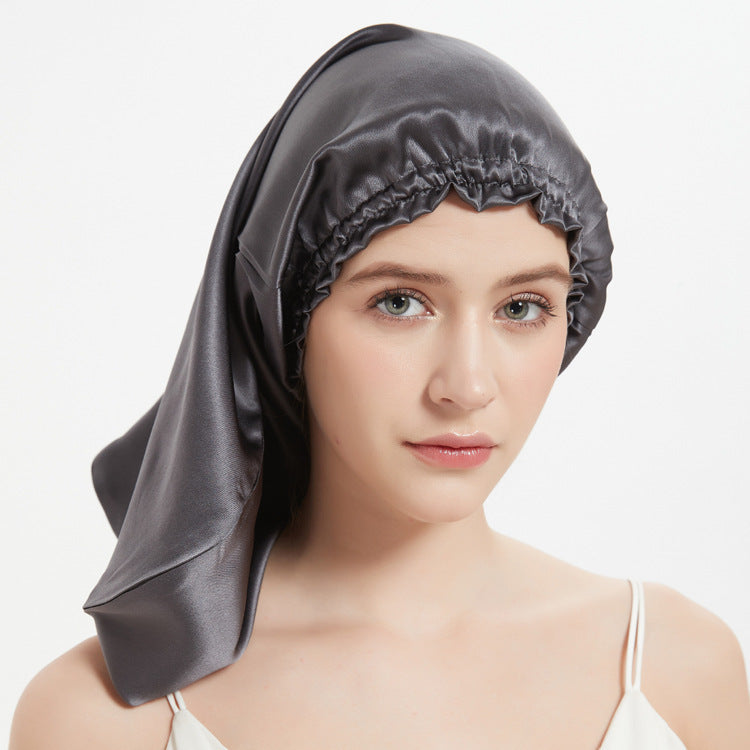 Silk Long Tube Nightcap Hair Care Thermal Heat Cap Limorista