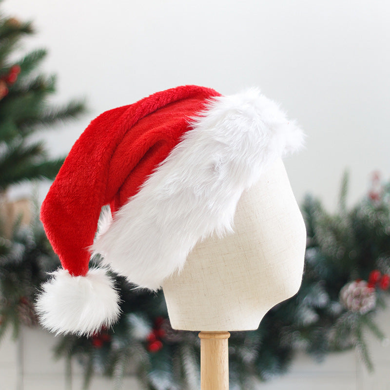 Santa Claus Hat Enlarged And Thickened Big Ball Hat Limorista