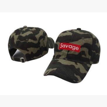 Sauvage Casquette de baseball Broderie Hommes Papa Chapeau Coton Os Femmes Snapback Casquettes Hip Hop Soleil Style De Mode Kpop Camouflage Caps Limorista