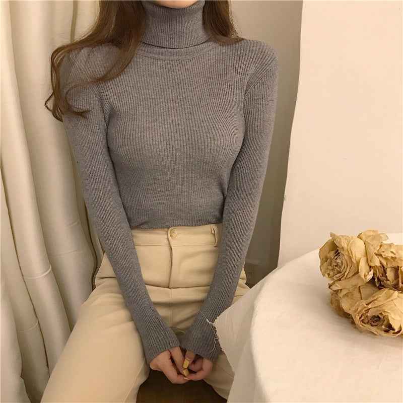 Limorista - Basic All-matching Thickened Sweater Turtleneck
