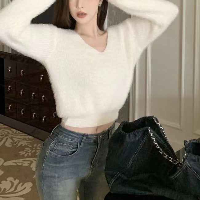 Limorista - Imitation Marten Knitted Women&