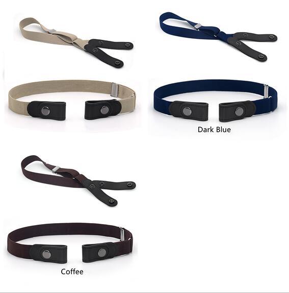 Jeans Belt Seamless Elastic Without Buckle All-match Lazy Belt Limorista