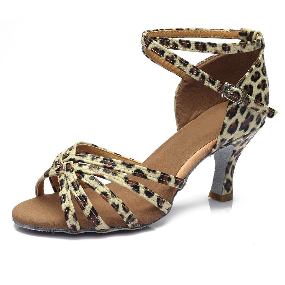 Indoor satin Latin dance shoes Limorista