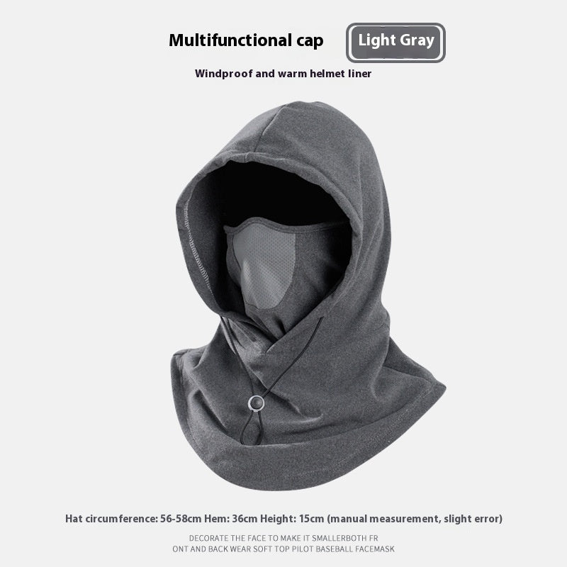 Winter Thermal Fleece Scarf Ski Face Mask Neck Warmer Hood Hat Windproof Cold Warm Riding Cap Sports Outdoor Limorista
