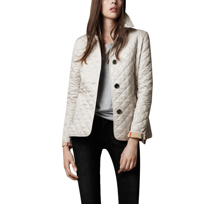 Fashionable Temperament Lapel Single-breasted Slim-fit Warmth Limorista