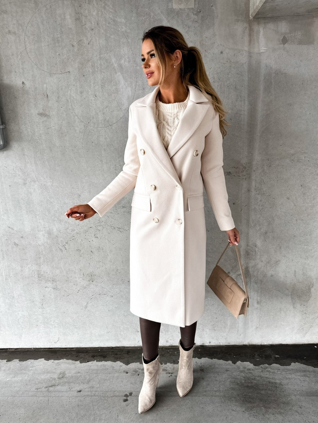 Fashion Casual Woolen Coat Women Limorista