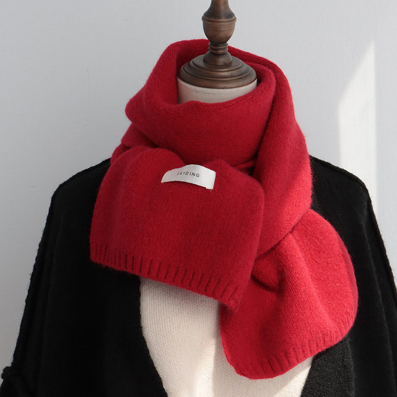 Solid Color Scarf Women&
