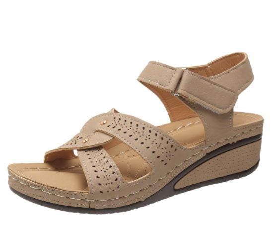 Retro Casual Flower Line Shaped Women&