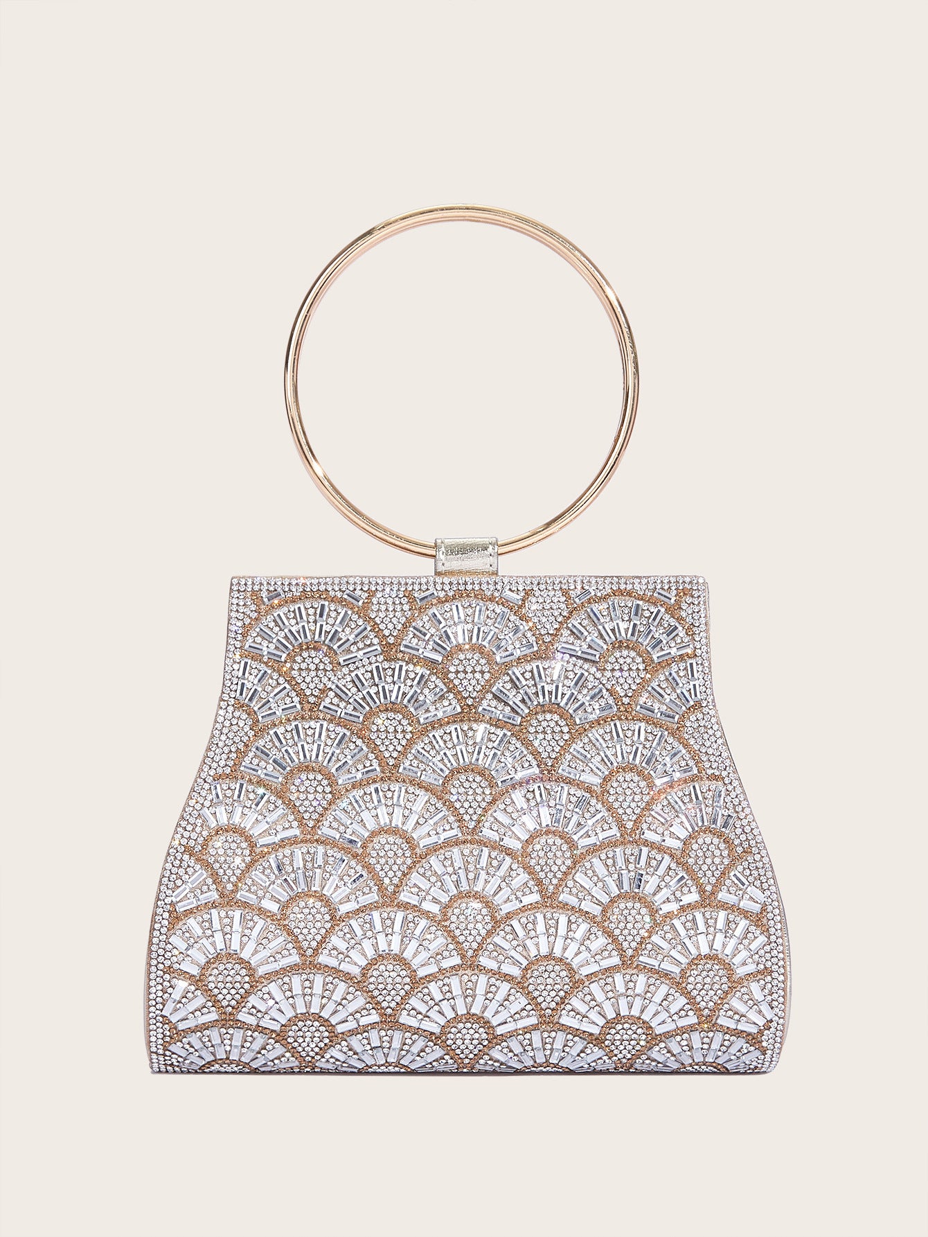 Dinner Bag Inlaid With Diamond PU European And American Chain Limorista