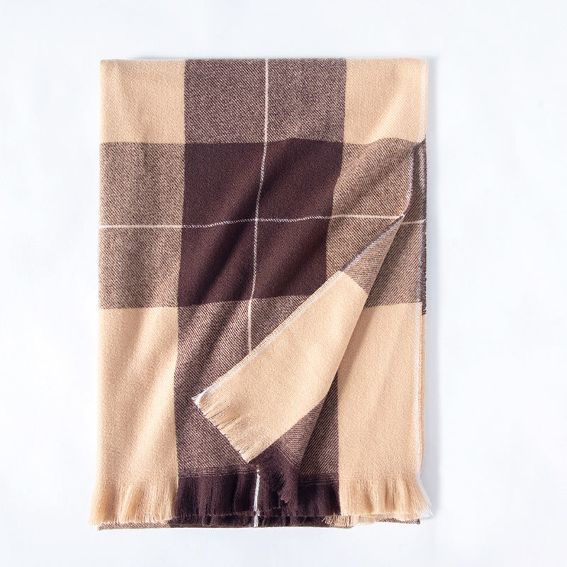 Winter Artificial Cashmere Shawl Women&