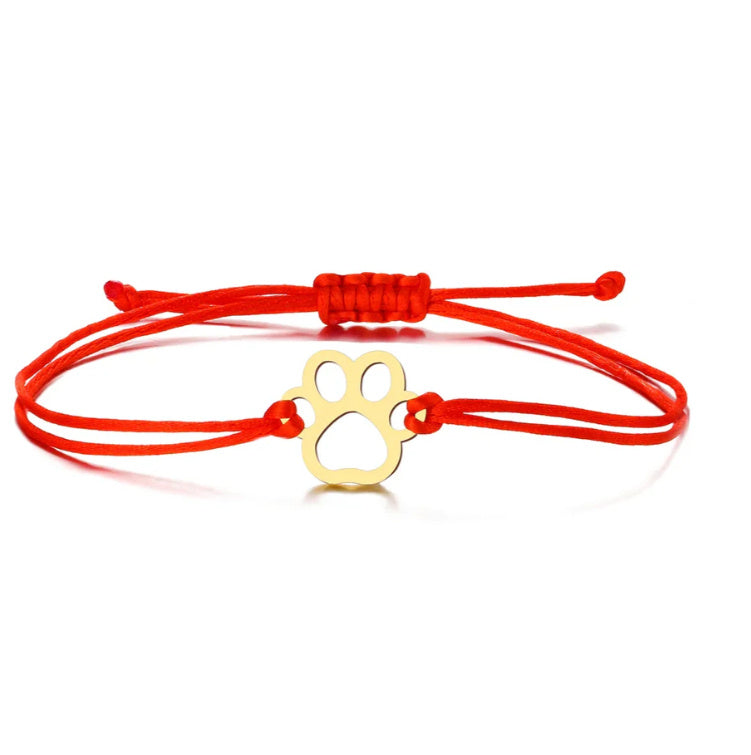 Simple All-match Red Rope Bracelet Fashion Adjustment Carrying Strap Limorista