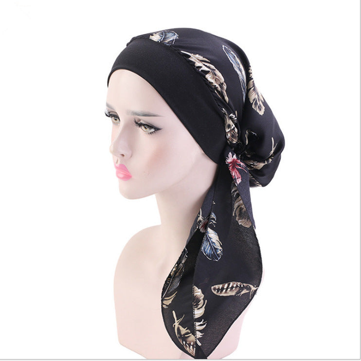 Stretch Hair Band Braid Hat Ethnic Style Fashion Scarf Muslim Ethnic Limorista