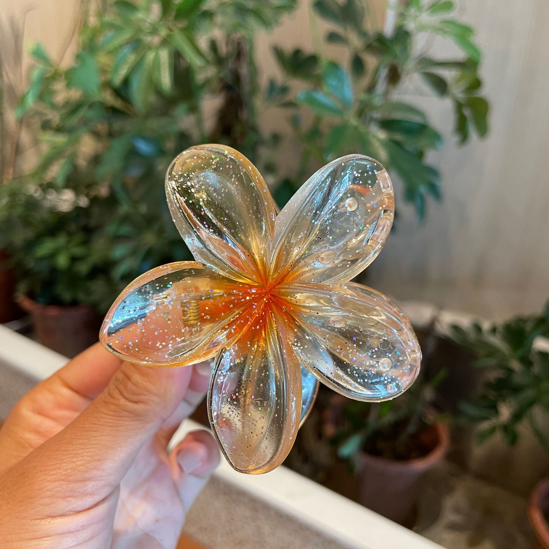 Flower Barrettes Women&