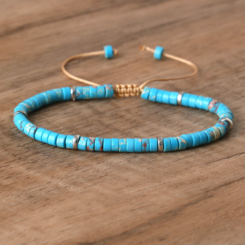 Spacer Beads Beaded Weave Bracelet Women&
