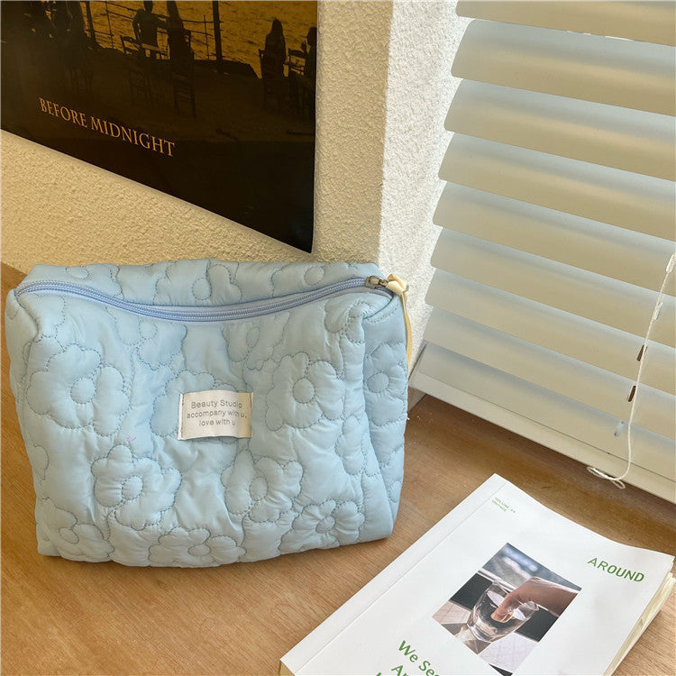 Ins Soft Flower Cosmetic Bag Limorista