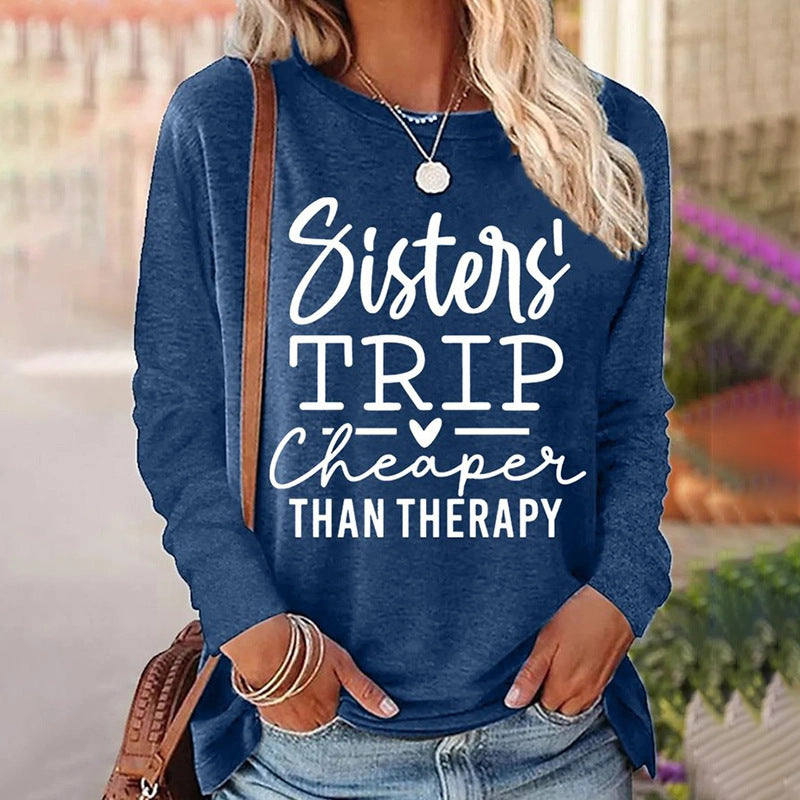 Digital Printing Loose Casual Ladies T-shirt Limorista