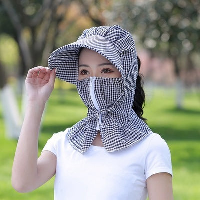 Sun protection hat female cover face summer Limorista