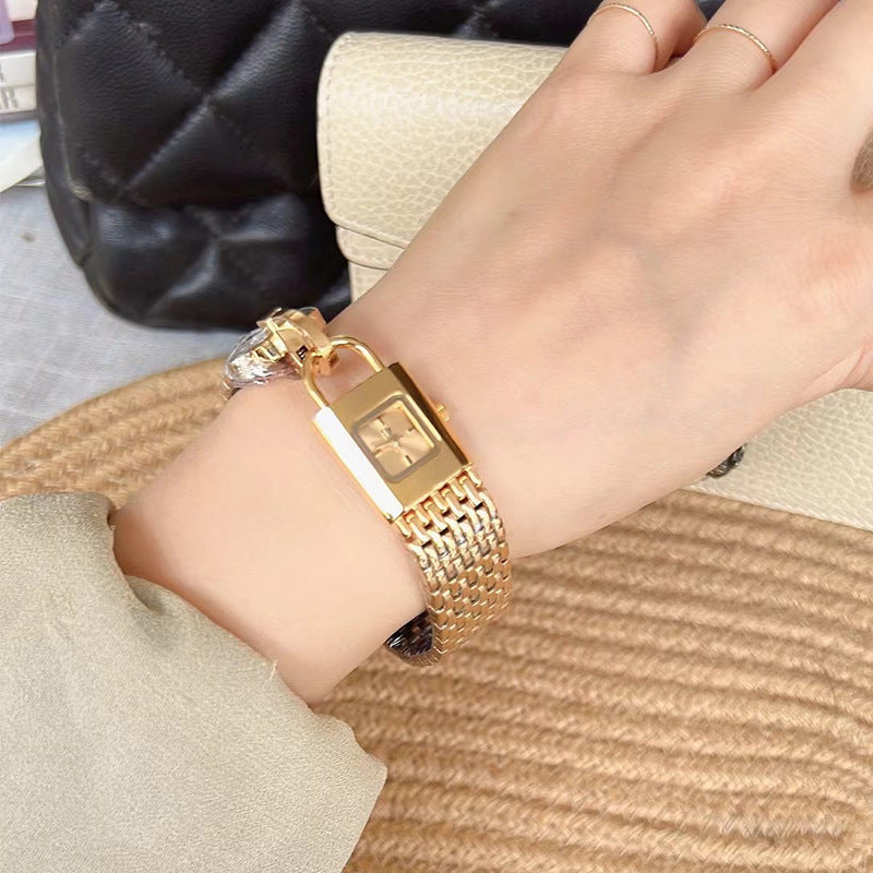 Lock Head Fashion Steel Watch Female Small Dial Limorista