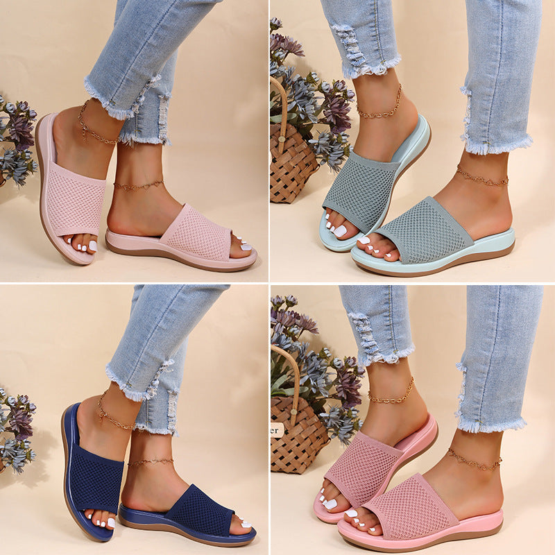 Women Shoes Summer Flat Sandals Casual Indoor Outdoor Slipper For Beach Shoes Limorista