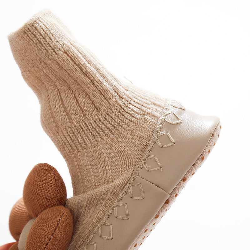 Korean Style Three-dimensional Flower Ankle Sock Limorista