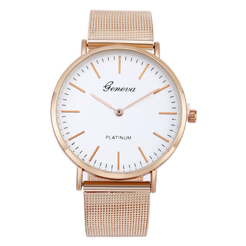 Fashion Steel Band Mesh Band Quartz Watch Limorista