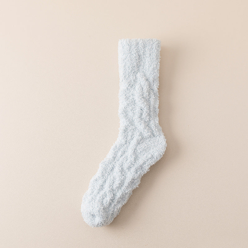 Coral Fleece Socks Women&