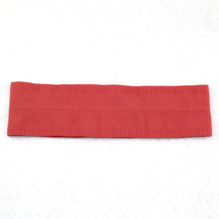 Non-slip Sports Antiperspirant Headband Nylon Monochromatic Headband Headwear Limorista