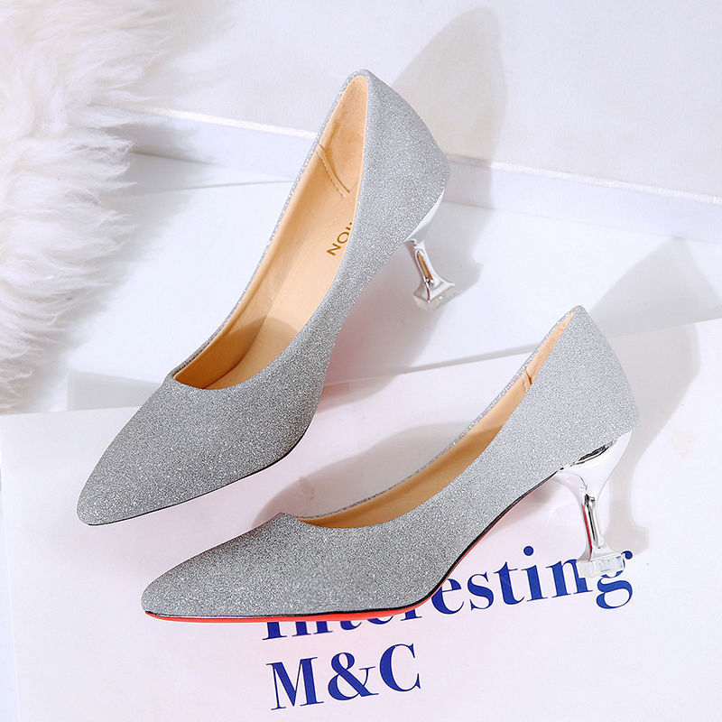 Gradient Sexy Pointed French Stiletto High Heels Limorista