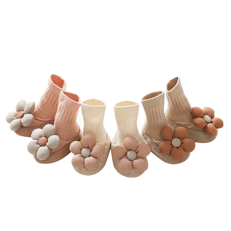 Korean Style Three-dimensional Flower Ankle Sock Limorista