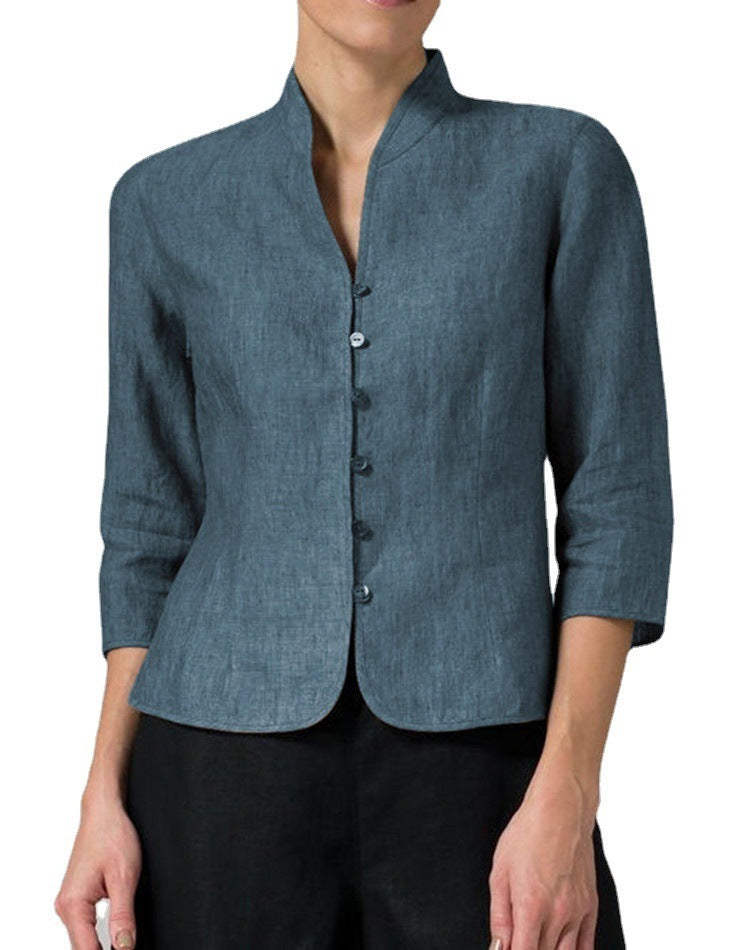 Cotton And Linen Short Women&