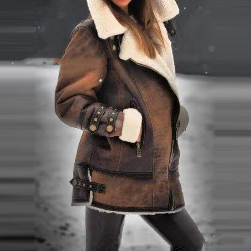Explosive Mid Length Thick Long Sleeved Jacket Limorista