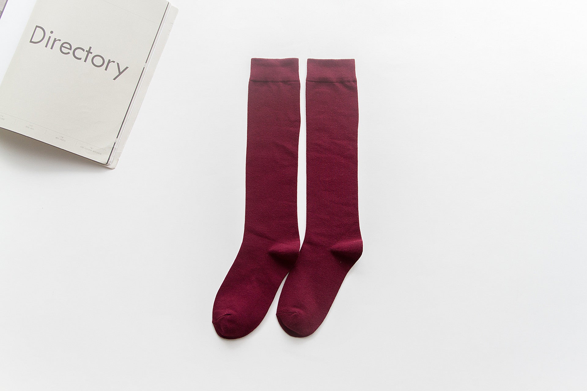 Japanese-style long pile knee socks Limorista