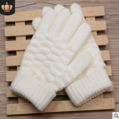 Knit Gloves Ladies Jacquard Touch Screen Warm Fashion Winter Gloves Limorista