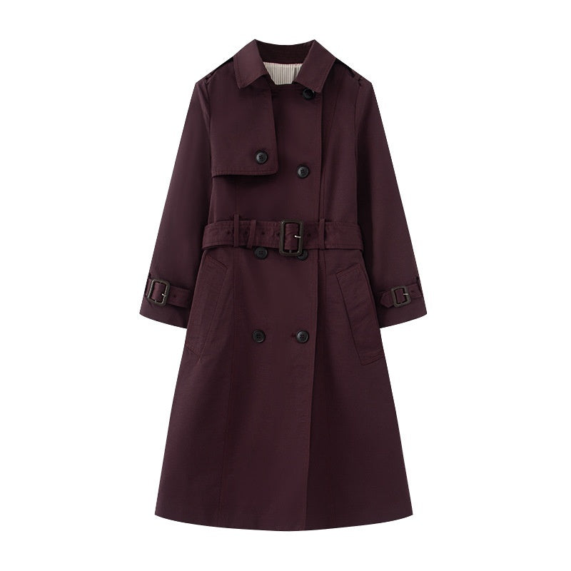 Trench Mid-length British Trench Coat Limorista