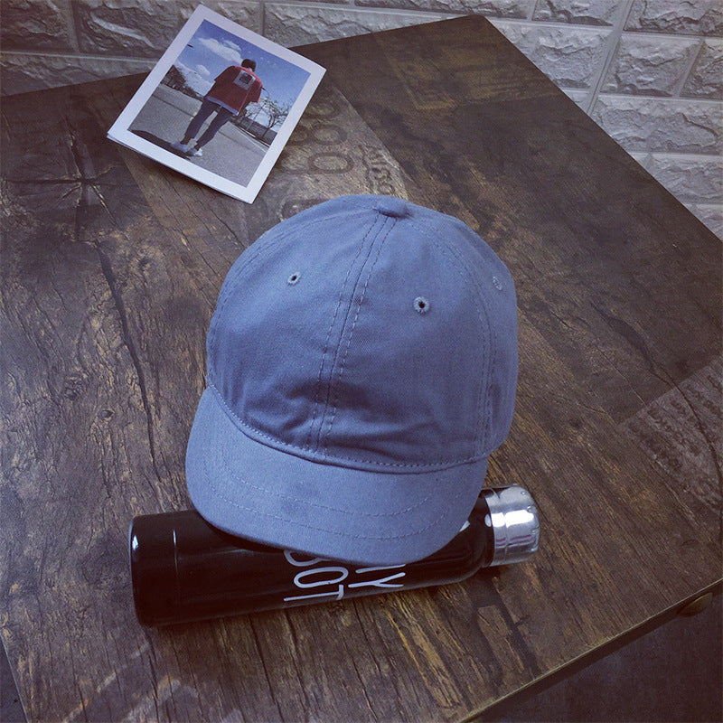 Retro Solid Color POW Hat Spring Short Brim Baseball Cap Male Mechanic Repair Cap Limorista
