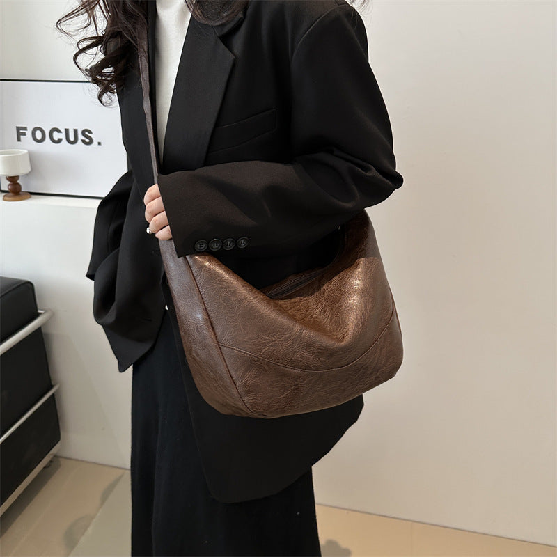 Fashion Simple Retro Shoulder Bag Limorista