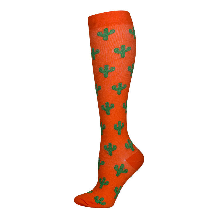 Sports Compression Socks Pattern Stretch Stockings Limorista