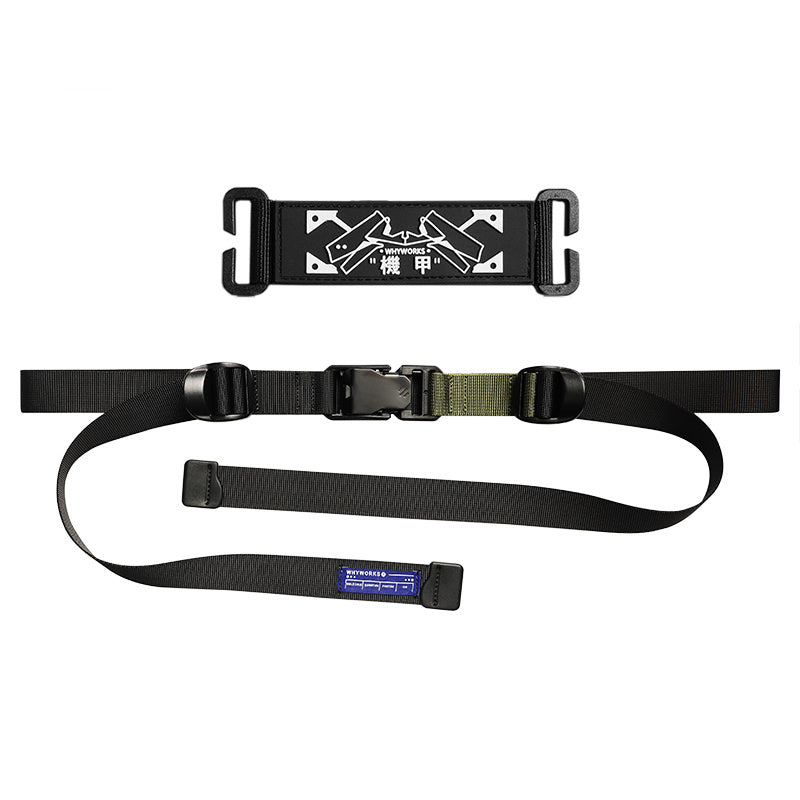 Functional Belt Nylon Automatic Buckle Multifunctional Limorista