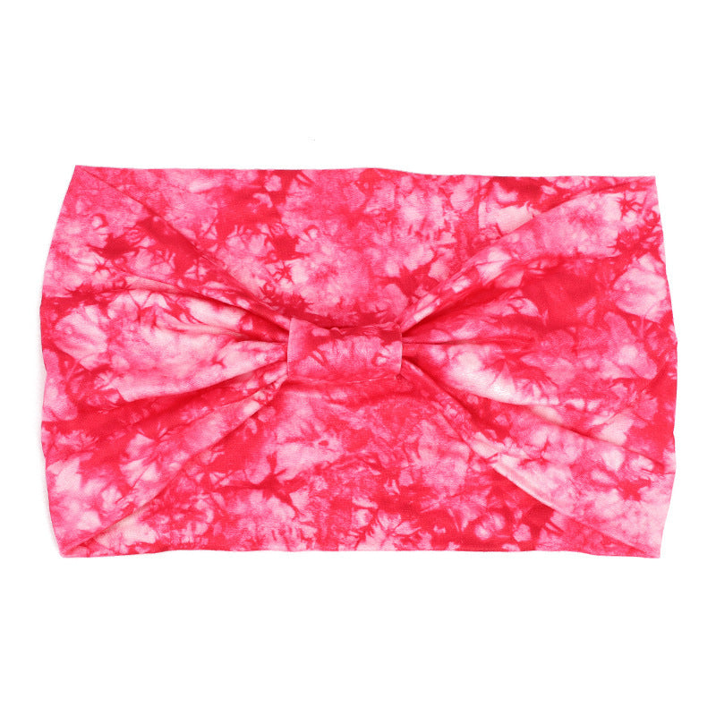 European And American New Tie-dye Sports Sweat-absorbent Hair Band Women&