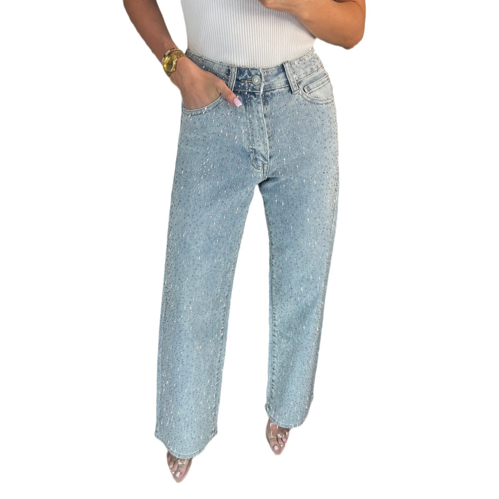 Summer High Waist All-matching Pants Women&