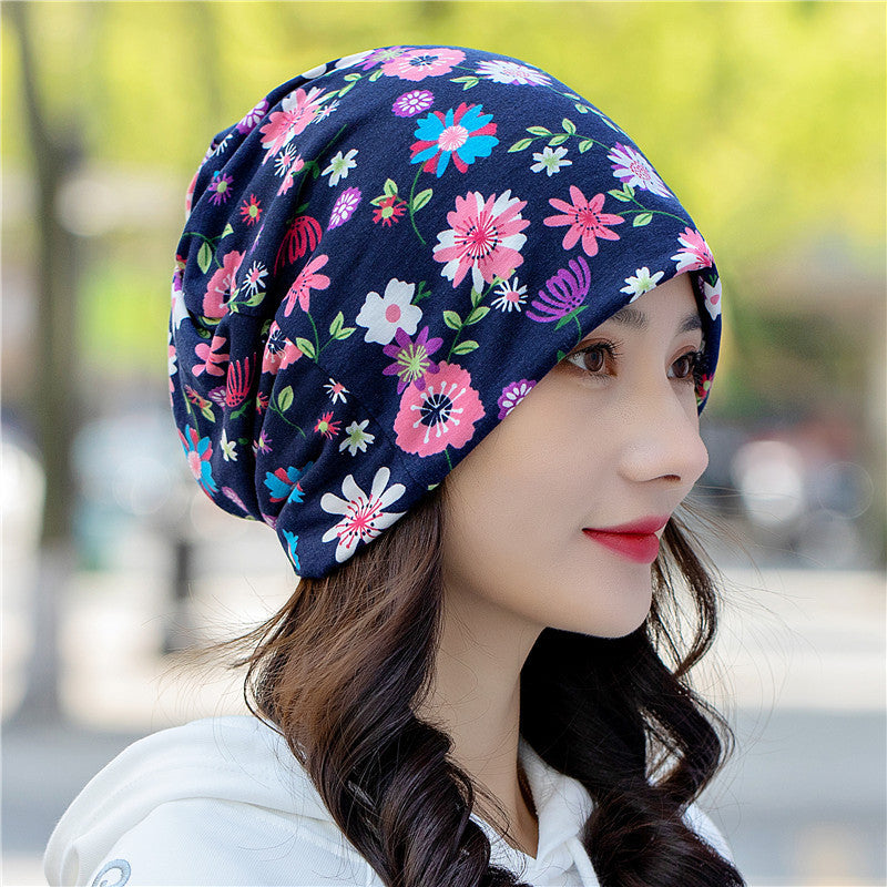 Head Ethnic Wind Series Korean Cashew Flower Bun Head Hat Limorista