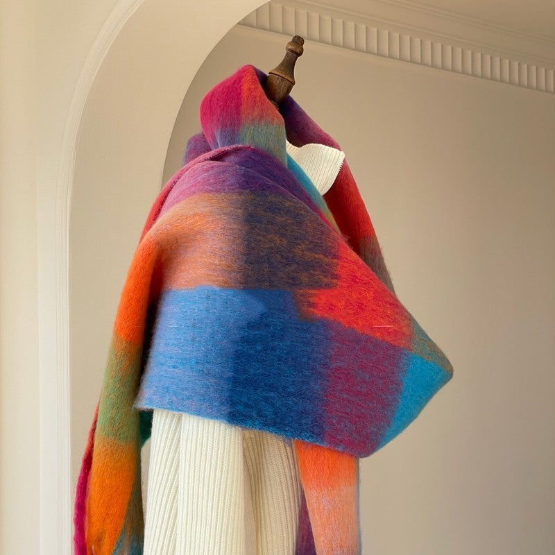 Shooting Travel Matching Autumn And Winter Scarf Limorista